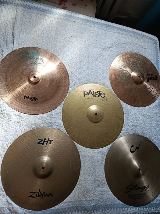 Тарелки  Zildjian, Paiste, ZYN, Sabian.