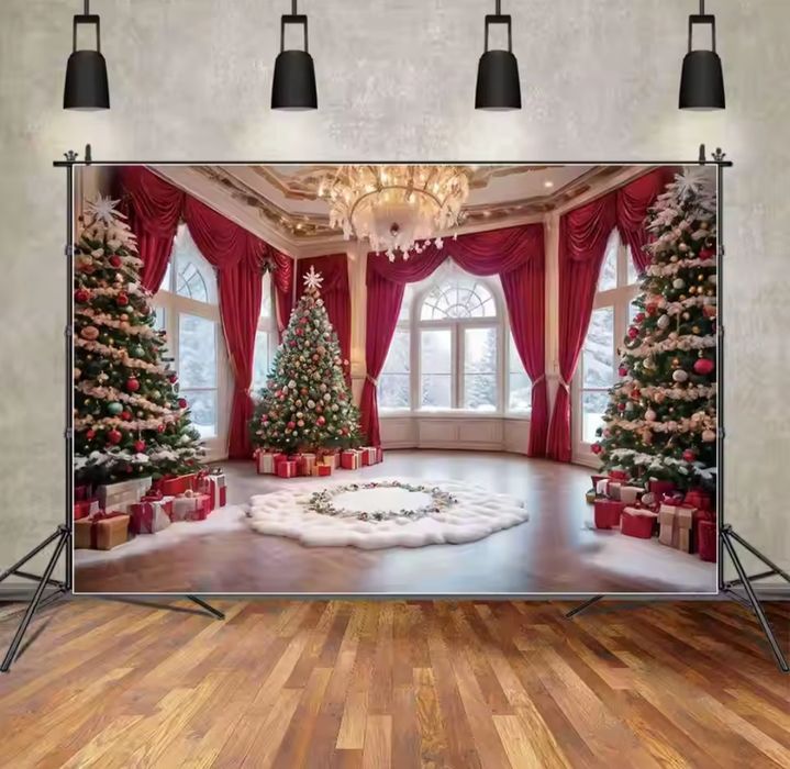 Фотофон виниловый тематика новогодний