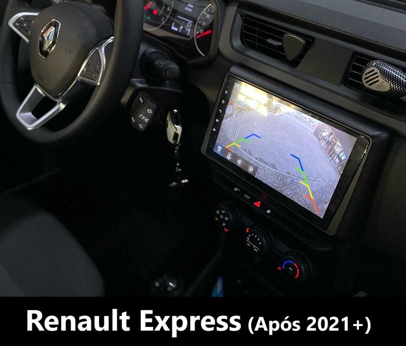 (NOVO) Rádio 2DIN 9" • Renault EXPRESS / Kangoo • Android [4+64GB]