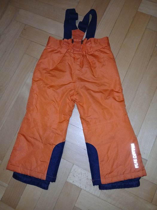 Spodnie narciarskie pomarańczowe 86 92