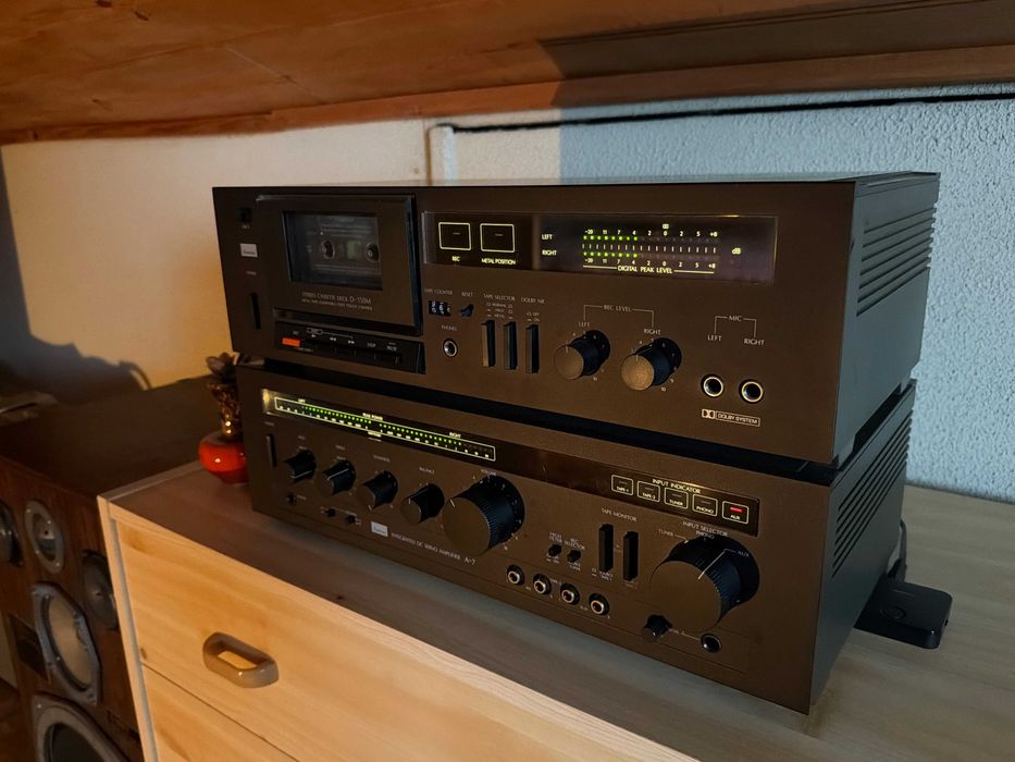 Aparelhagem Sansui + Gira Discos Technics