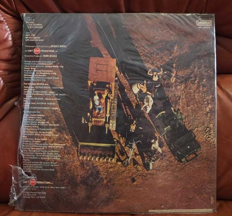 Disco Vinil Village People – Cruisin' (1978) | Inclui "Y.M.C.A."