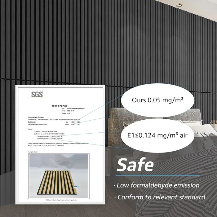 Lamele czarne 60x120cm płyta 2,88m2