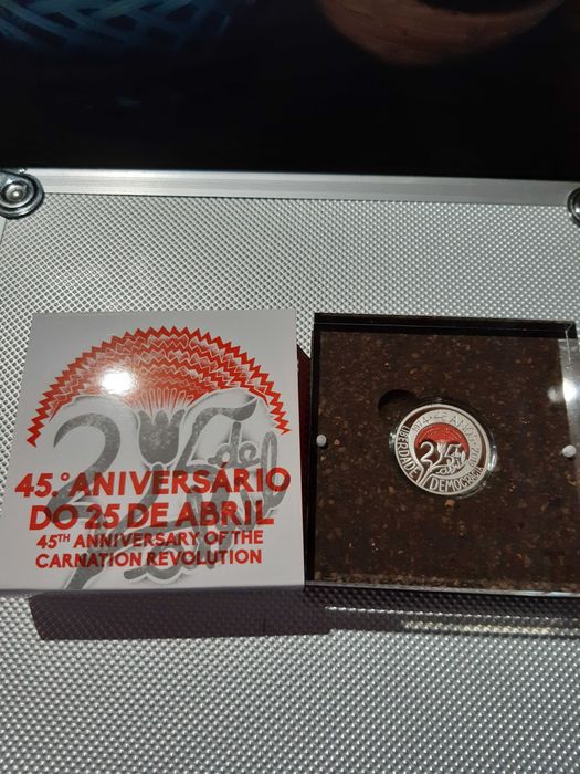 Proof 5€ Portugal 2019 - 45.° Aniversário do 25 De Abril