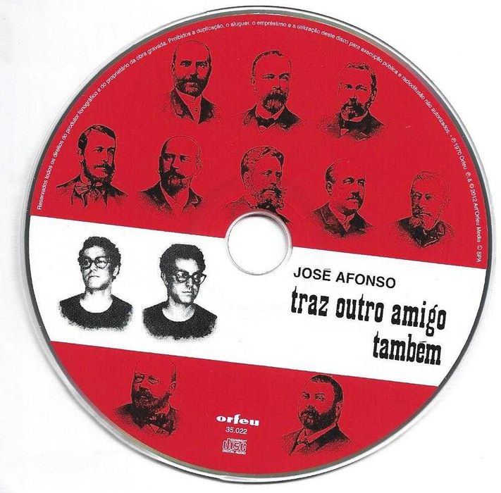 José Afonso	- - - - -		Traz Outro Amigo Também	- - - - -	CD