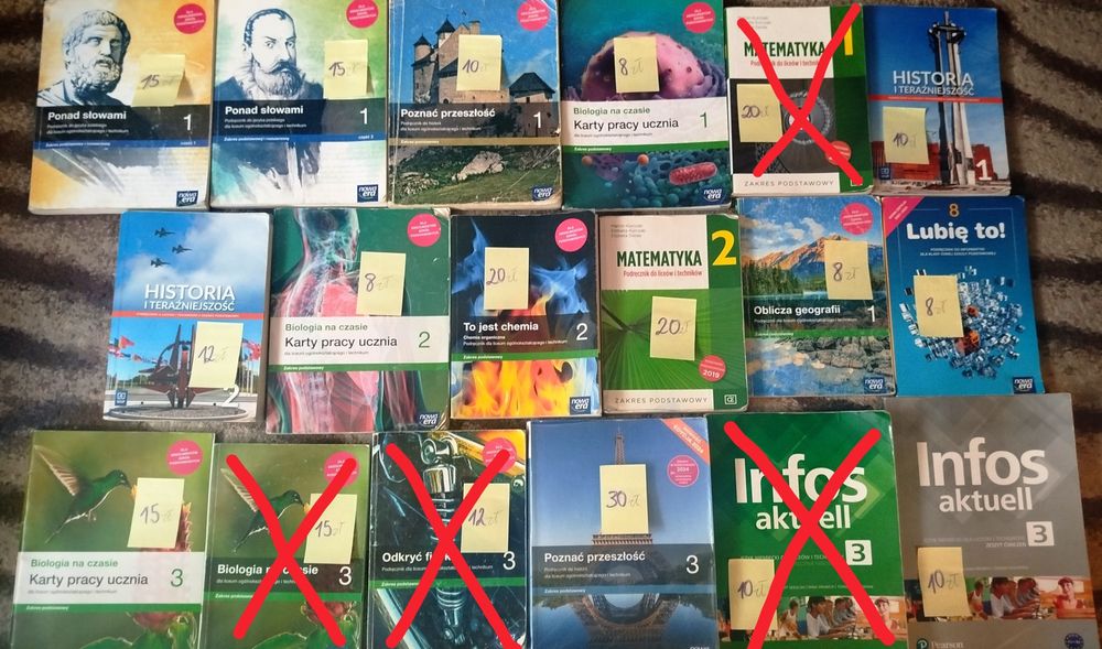 Podręczniki 1/2/3 klasa
