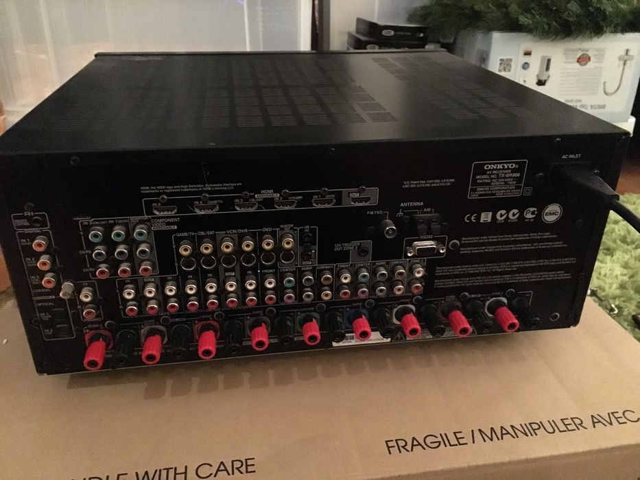 Audiofilski amplituner onkyo Tx Sr 806 wzmacniacz  180 watt na kanał