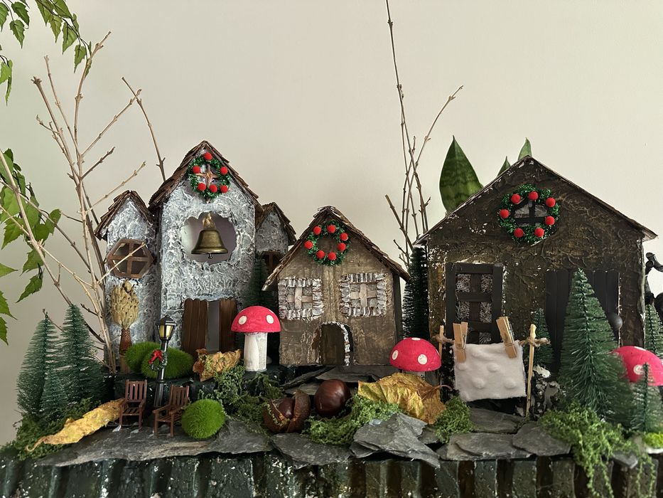 Vendo vila de natal totalmente artesanal!
