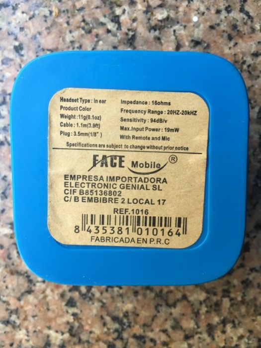 Auriculares estilo Xiaomi Piston 2 - Auriculares 3.5mm - NOVO