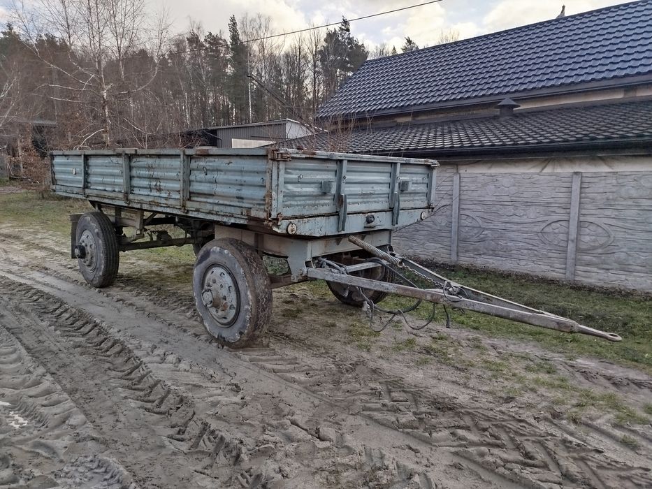 Rama przyczepa do bel przyczepka wywrotka dłużyca do drewna części