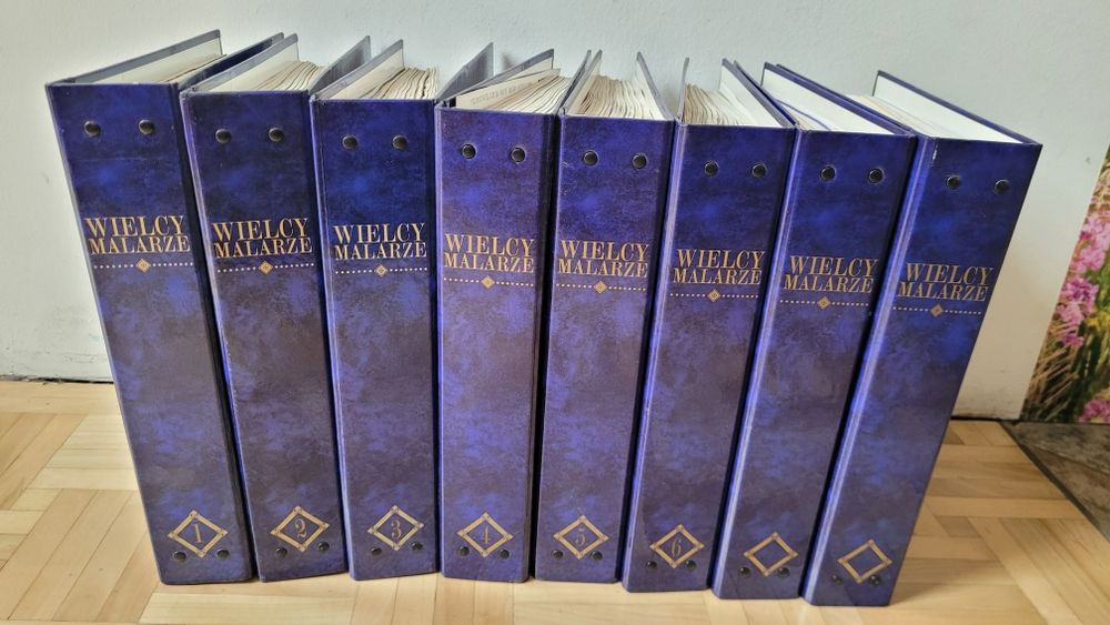Wielcy malarze, 8 segregatorów