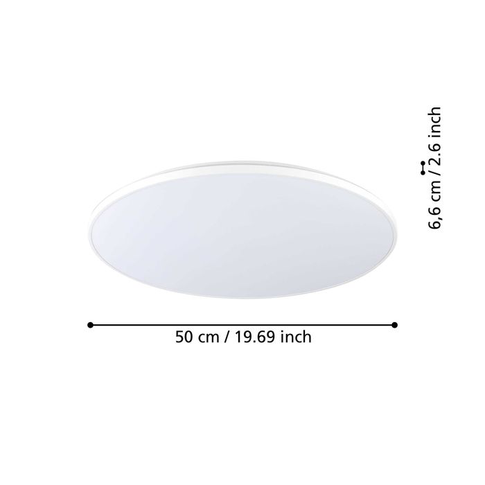 Plafon lampa EGLO CRESPILLO 99727 . 4000K 4800Lumen LED biały
