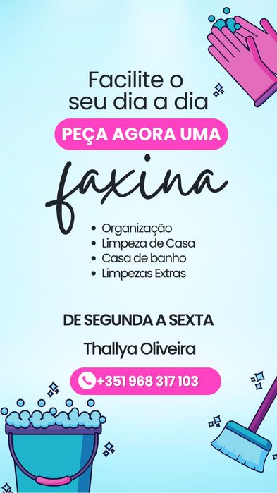 Serviços domesticos/faxina