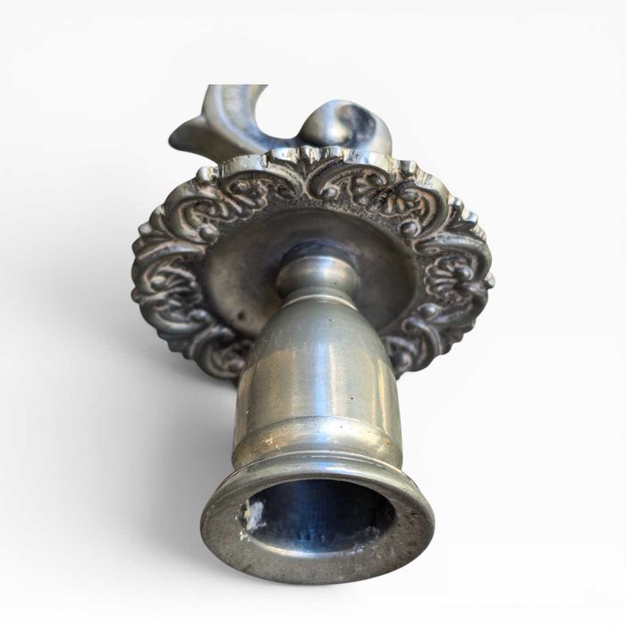 Par Candelabros Alcaide em Estanho Puro — Made in Portugal