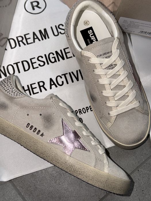 Кеди golden goose 37,38,39  розміри ,рожева зірка голден гус