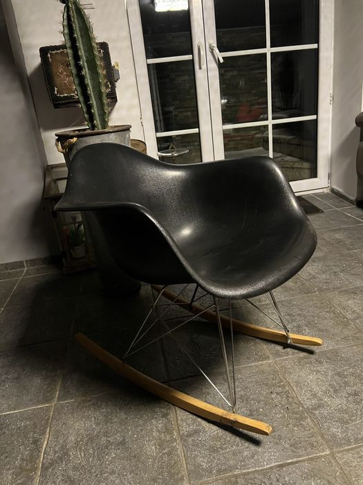 Fotel bujany na płozach