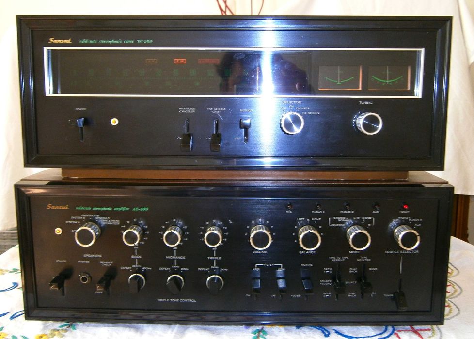sansui au 999 + tu 999