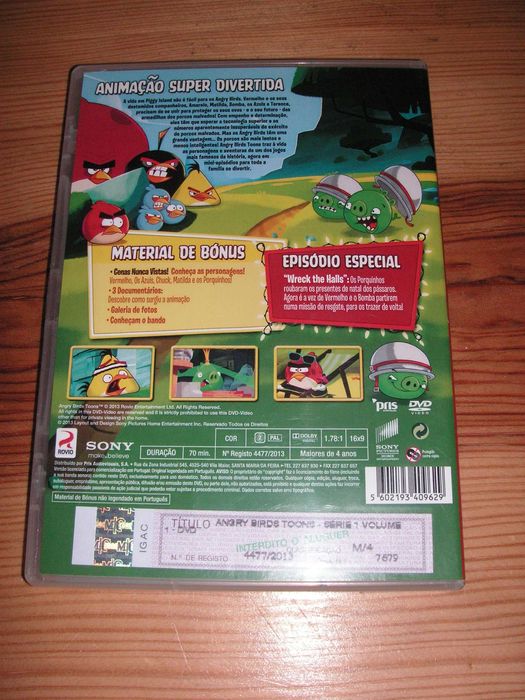 DVD Angry Birds Toons - Série 1 - Volume 1
