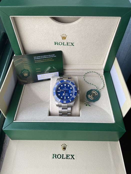 Relógio Rolex Submariner Azul