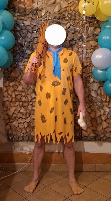 Strój męski Freda Flinstona/jaskiniowca