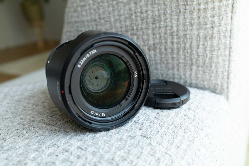 Objetiva Sony FE 35mm F1.8 – Excelente estado + caixa original