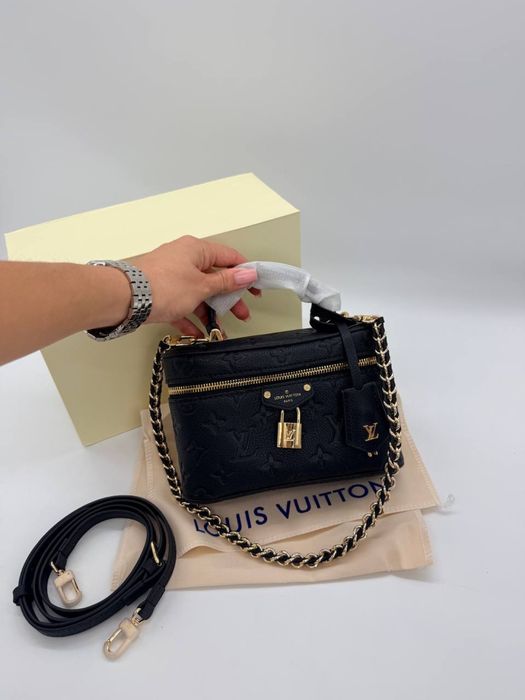 Сумка Louis Vuitton Vanity PM Monogram Black Leather