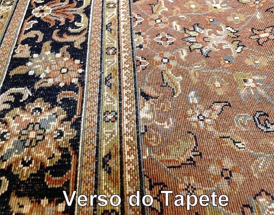 Tapete Persa TABRIZ original, Lã sobre Algodão, feito à mão e com 240cm x 170cm