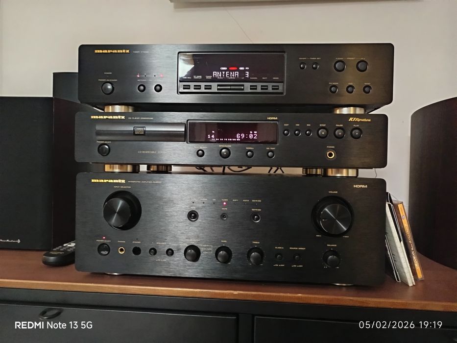 Amplificador Marantz PM 8000 c/ comando