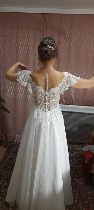 Suknia ślubna Georgia Kaledonia + dodatki odbiór osobisty