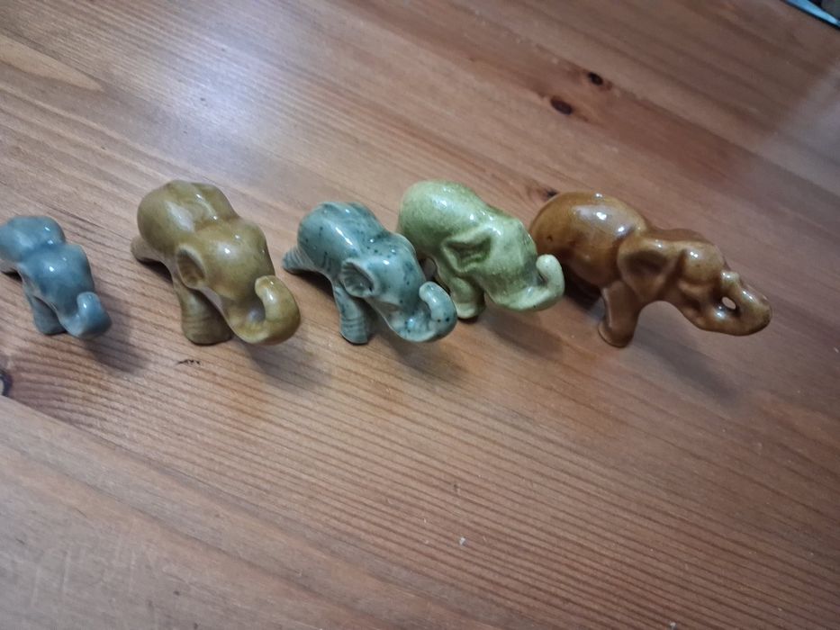 Ceramiczne słoniki