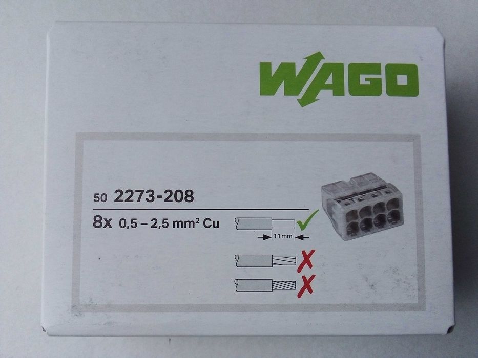 Złączki elektryczne - WAGO