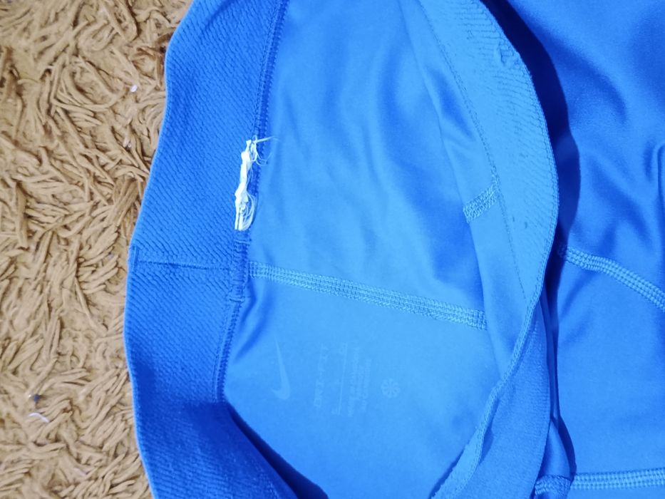 Nike Dri-Fit kolarki damskie S niebieskie sportowe