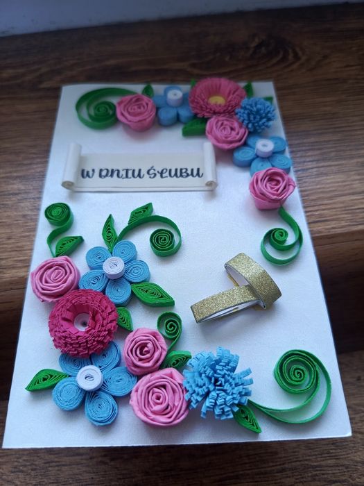 Kartka ślubna, na ślub, okolicznościowa