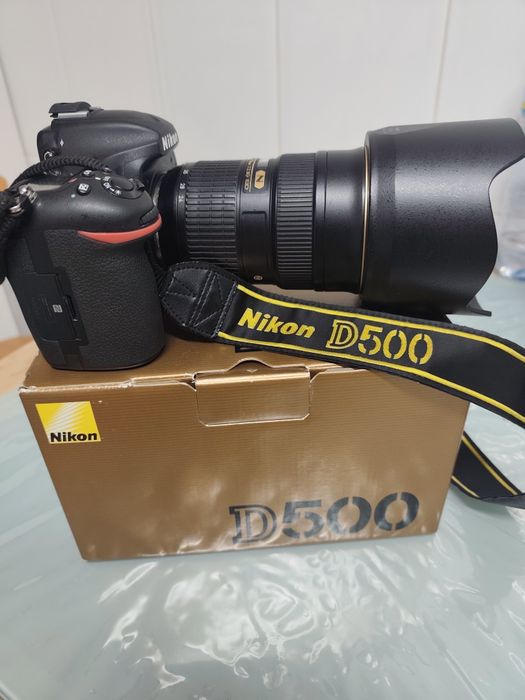 Nikon D500  + Objetiva Nikon  24 70 2.8 ED
