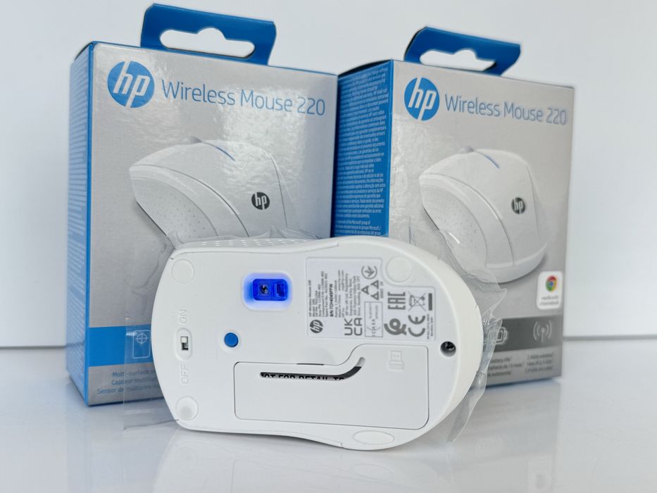 Нова Бездротова Оптична Мишка Миша HP 220 Wireless Біла (7KX12AA)