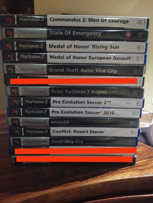 Jogos PS2 tudo a 5€ cada