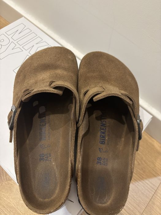 BIRKENSTOCK boston soft footbed– brązowe, EU 38