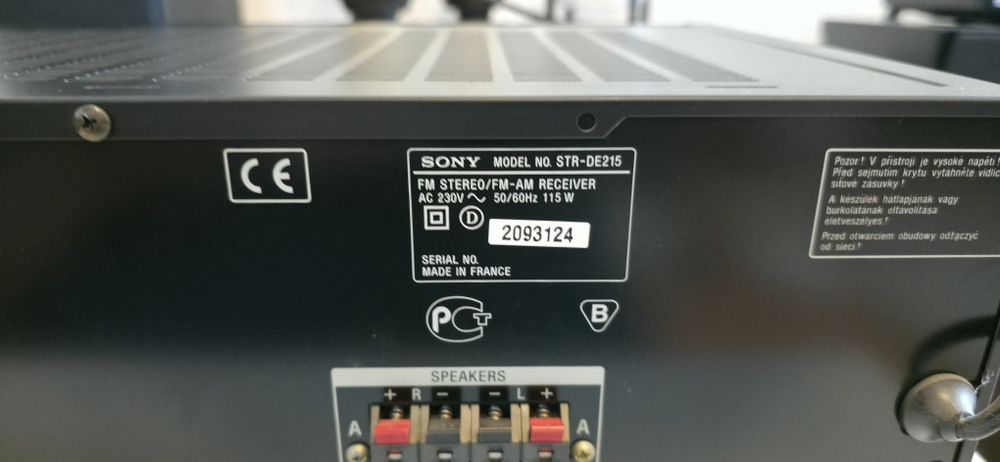 Sony STR 215 amplituner