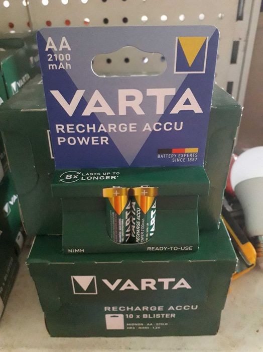 Pilhas Recarregaveis Varta AA