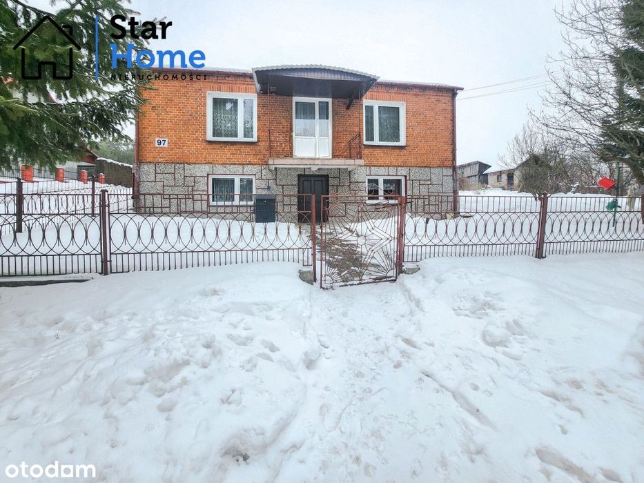 Dom z budynkami + 1,5 ha ziemi |Borów, gm. Gorzków