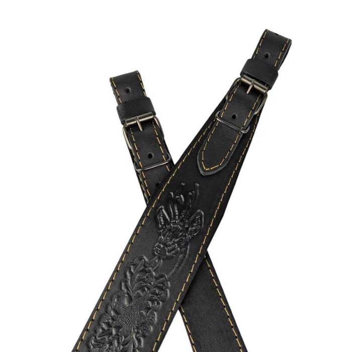 Ремінь для рушниці шкіра DG Чорний