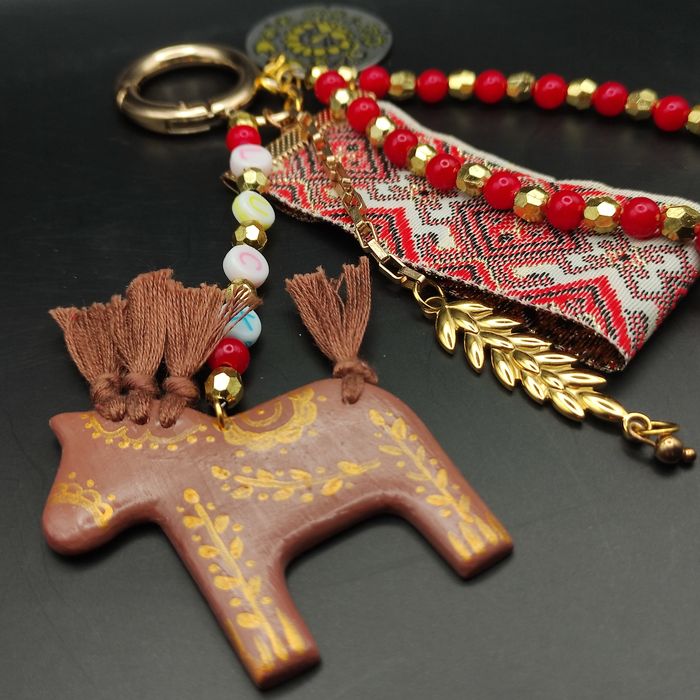 Брелоки з кониками на сумку