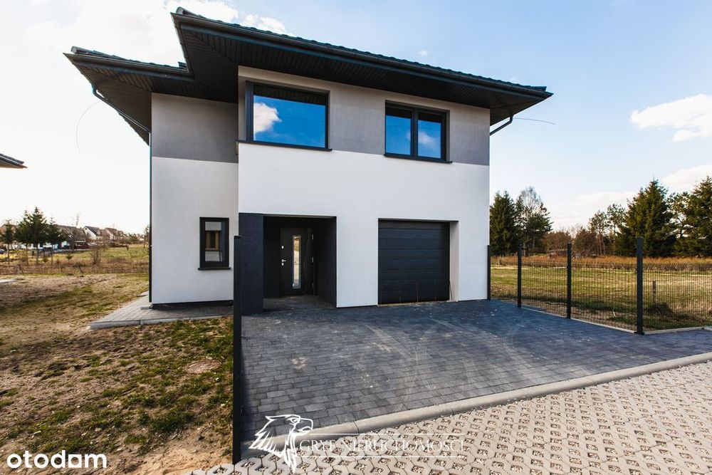 -Dom wolnostojący z garażem sąsiedztwie zieleni -
