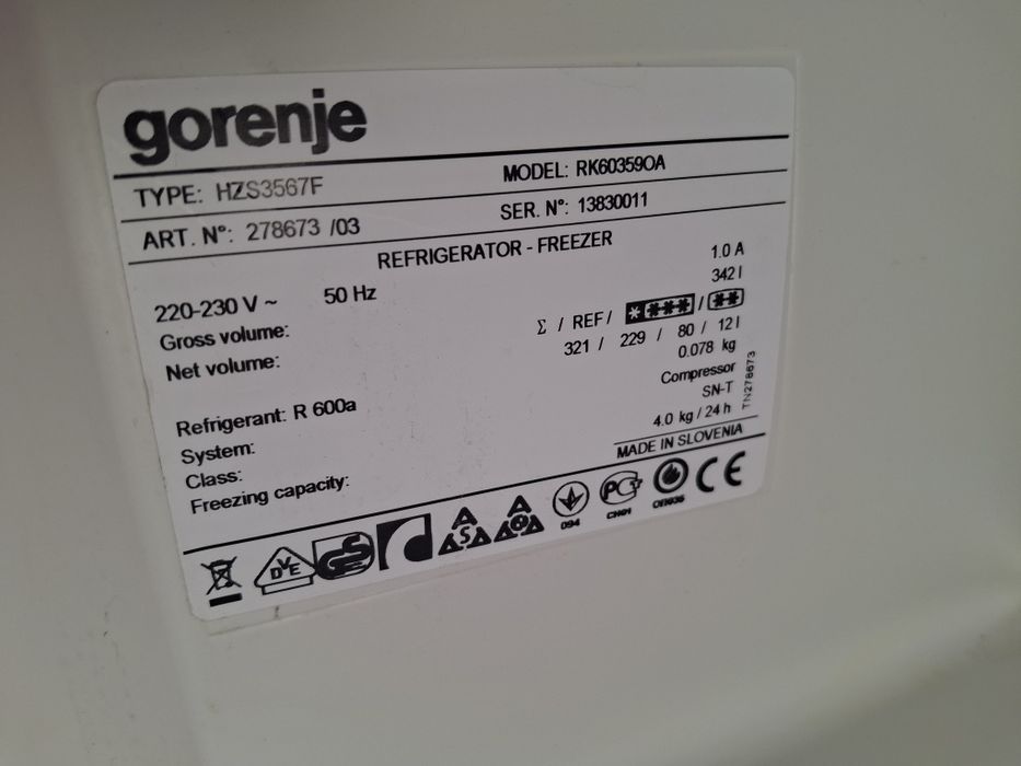 Холодильник Gorenje modelRK60359OA