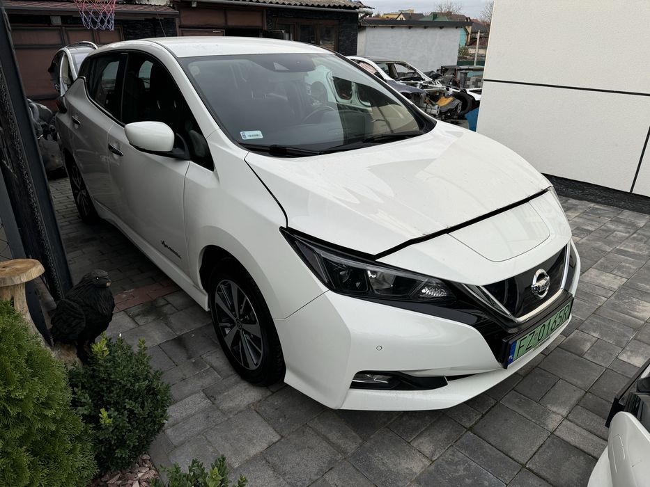 Nissan Leaf 40 62 2018-2024 Бампер Капот Крило Фара Телевізор Підсилювач Радіатори Захист Підкрилок Бачок Пластик весь комплект РОЗБОРКА / ЗАПЧАСТИНИ