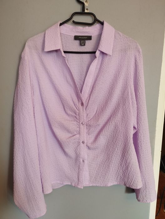 Liliowa fioletowa bluzka koszula Primark 46
