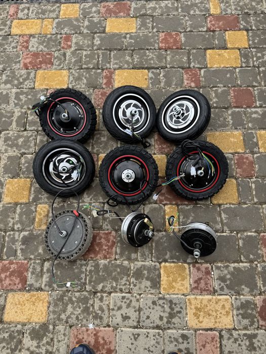 Мотор-колесо 10" 60v ,48v  электросамоката Crosser T4 1000W , T4 rurbo