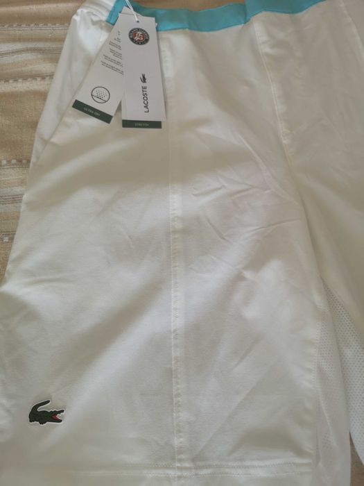 Lacoste Roland Garros Paris, nowe spodenki Tenis roz.M jak Nike