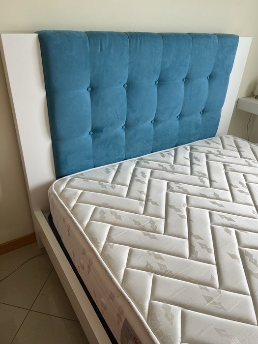 Cama de casal de madeira 160x215