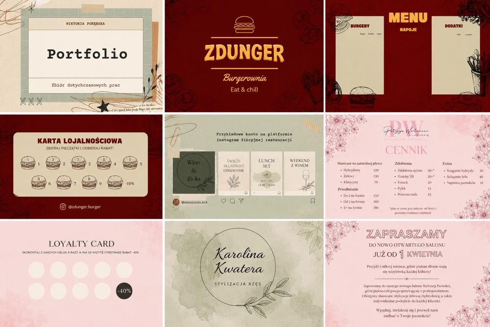 Social Media | Grafika | Marketing | Ulotki | Wizytówki | Prowadzenie Facebook i Instagram